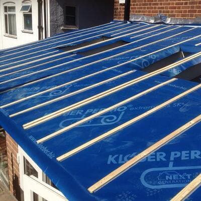 Re-roofing project in Croydon